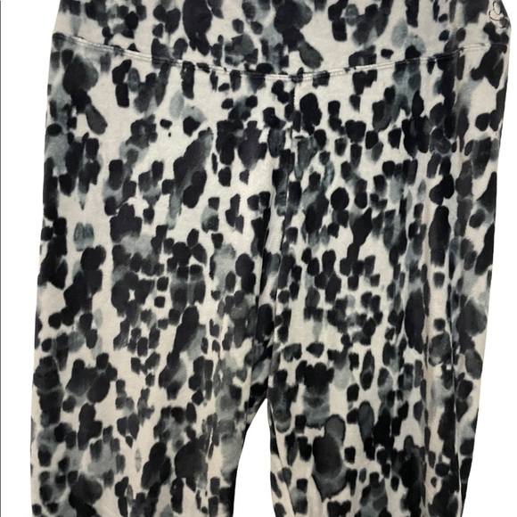 Cuddl duds double plush velor camouflage pull on pants size large black … - Picture 5 of 10